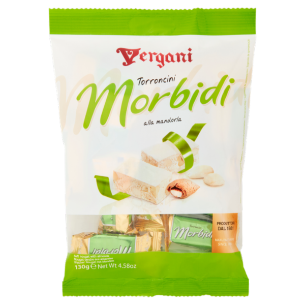 Vergani Torroncini Morbidi alla mandorla 130 g