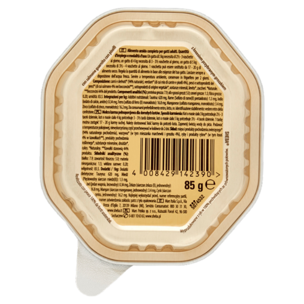 Sheba Nature's Collection in salsa cibo umido gatto con Salmone guarnito con Piselli 85g