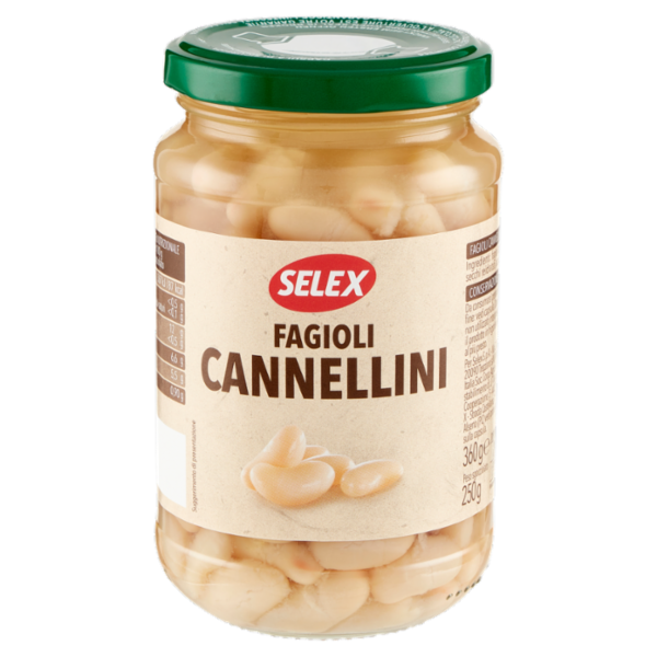Selex Fagioli Cannellini Lessati 360 g