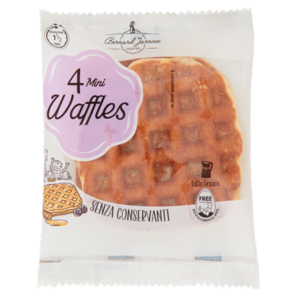 Bernard Jarnoux Crêpier 4 Mini Waffles 4 x 30 g