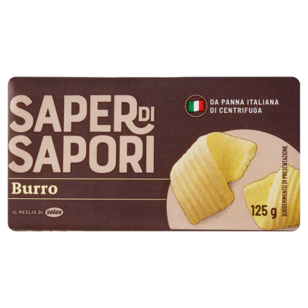 Selex Saper di Sapori Burro di Centrifuga 100% Italiano 125 g