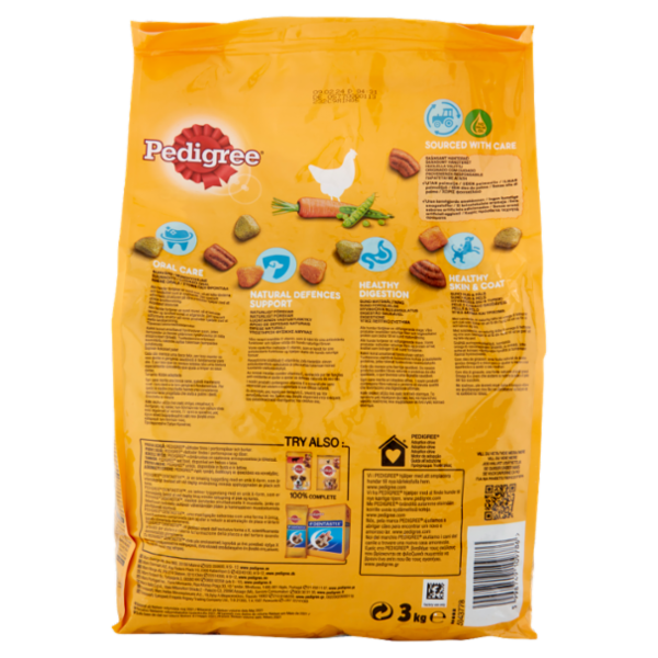 Pedigree Adult con Pollo e Verdure 3 kg