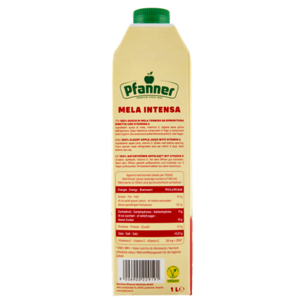 Pfanner Mela Intensa 100% Mela 1 L