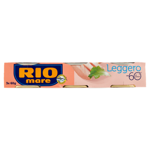 Rio mare Tonno all'Olio Extra Vergine di oliva Leggero 3 x 60 g