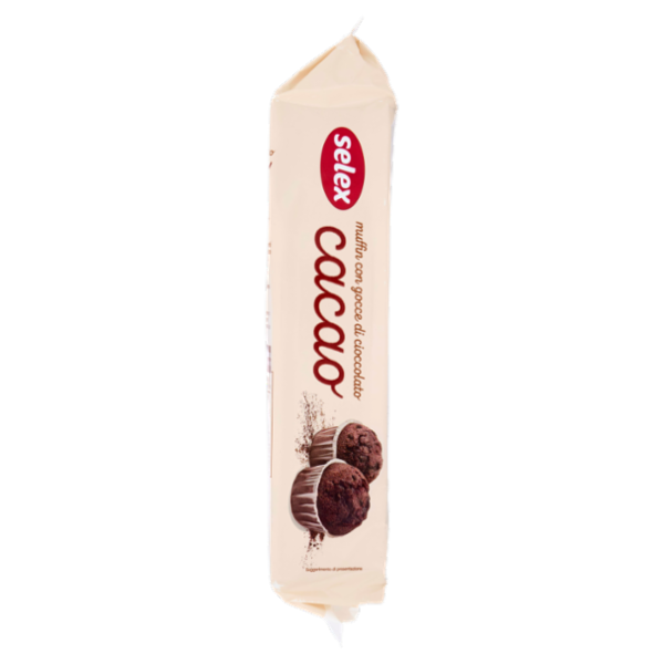 Selex Muffin con Cacao e Gocce di Cioccolato 6x42 g