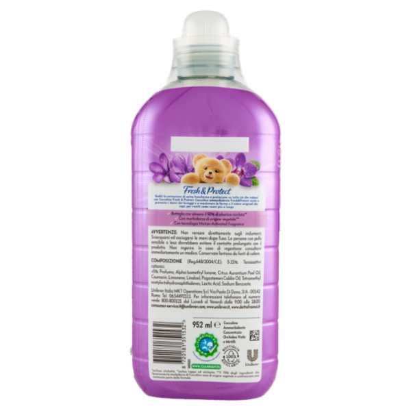Coccolino Ammorbidente Concentrato Fresh & Protect Orchidea Viola & Mirtilli 41 Lavaggi 952 ml
