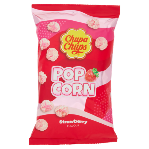 Chupa Chups Pop Corn Strawberry Flavour 90 g