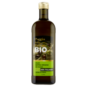 Poggio Delle Fattorie Bio Olio Extra Vergine Di Oliva 100% Italiano 1 Litro