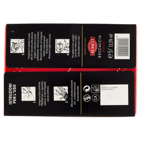 Cantine Ronco Beccaccia Rosso 5 l