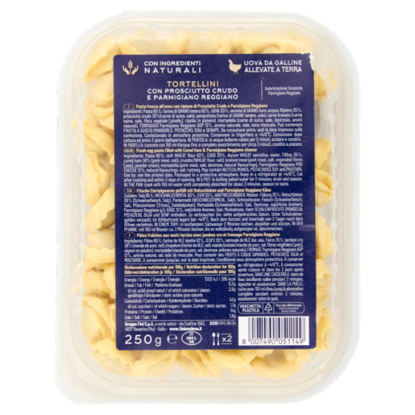 Fini Antica Bottega Tortellini con Prosciutto Crudo e Parmigiano Reggiano 250 g