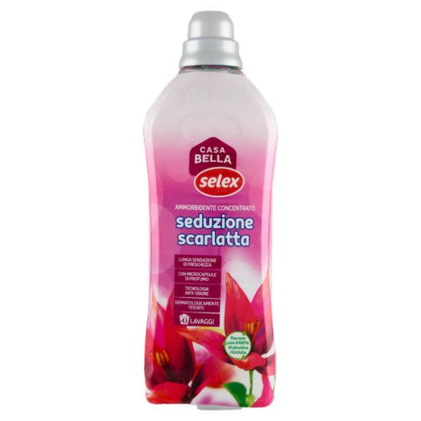 Selex Casa Bella Ammorbidente Concentrato Seduzione Scarlatta 43 Lavaggi 1 L