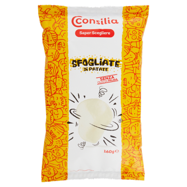 Consilia Saper Scegliere Sfogliate di Patate 160 g (senza olio di palma)