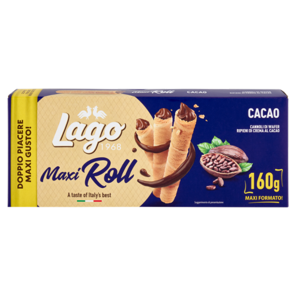 Lago Maxi Roll Cacao 160 g