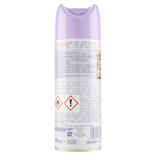 Citrosil Home Protection - Spray Disinfettante con essenze di lavanda, 300 ml
