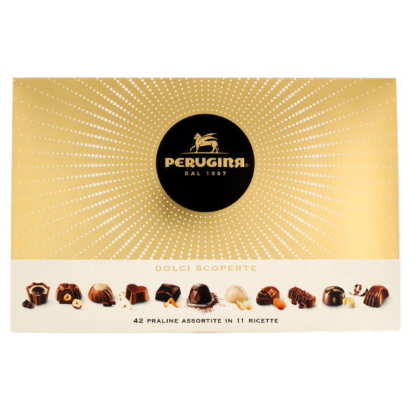 PERUGINA Dolci Scoperte Cioccolatini Assortiti Scatola Regalo 398g
