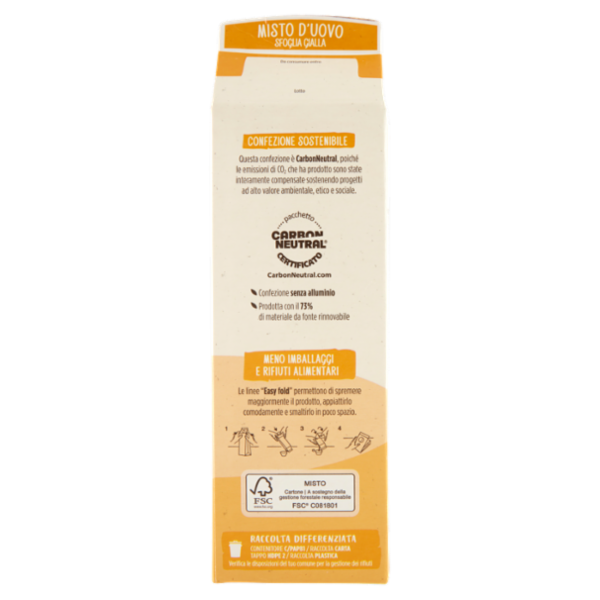 le Naturelle Misto d'Uovo Pastorizzato Sfoglia Gialla 1000 g