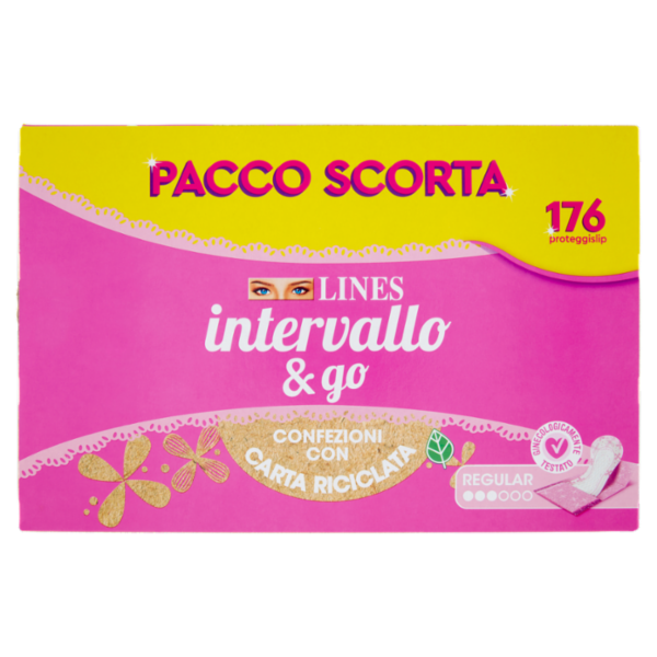 Lines intervallo & go Regular Quadri Ripiegato 176 pz