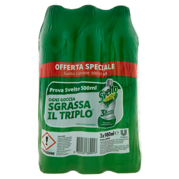 Svelto Limone 3 x 980 ml