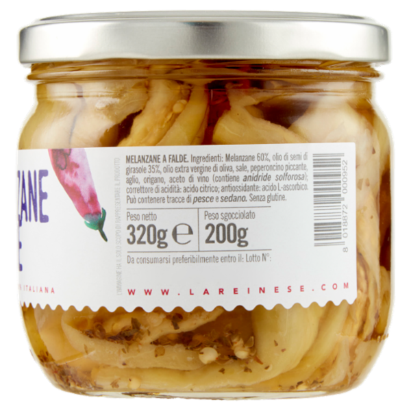 La Reinese Melanzane a Falde 320 g