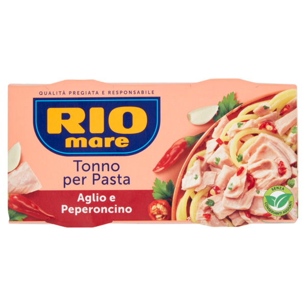Rio mare Tonno per Pasta Aglio e Peperoncino 2 x 160 g