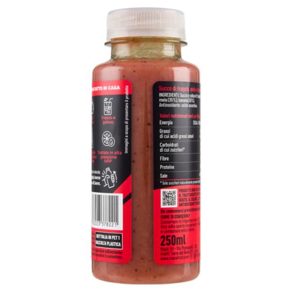 macè Fragola Mela Banana Frullato 250 ml