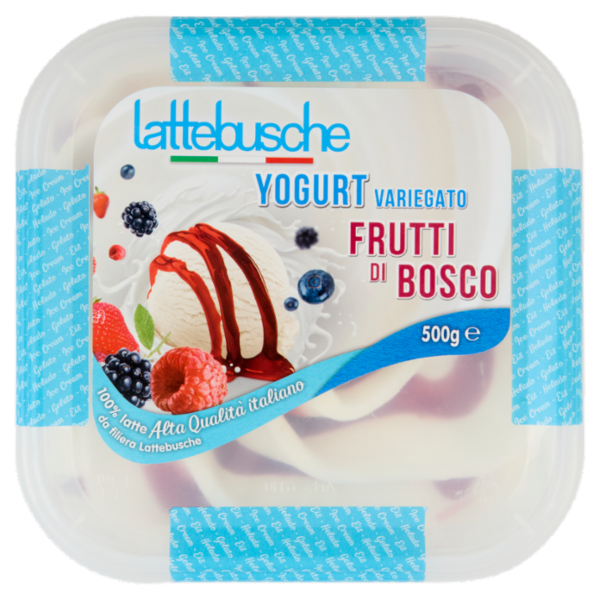 lattebusche Yogurt Variegato Frutti di Bosco 500 g
