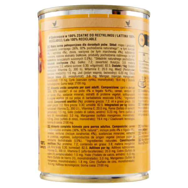 Pedigree Cibo Umido Cane con Pollo e Carote in Gelatina 400 g