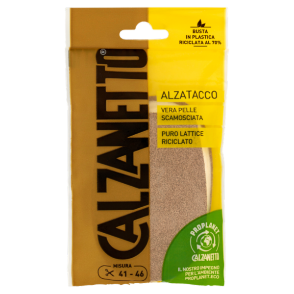 Calzanetto Alzatacco Vera Pelle Scamosciata Misura 41-46