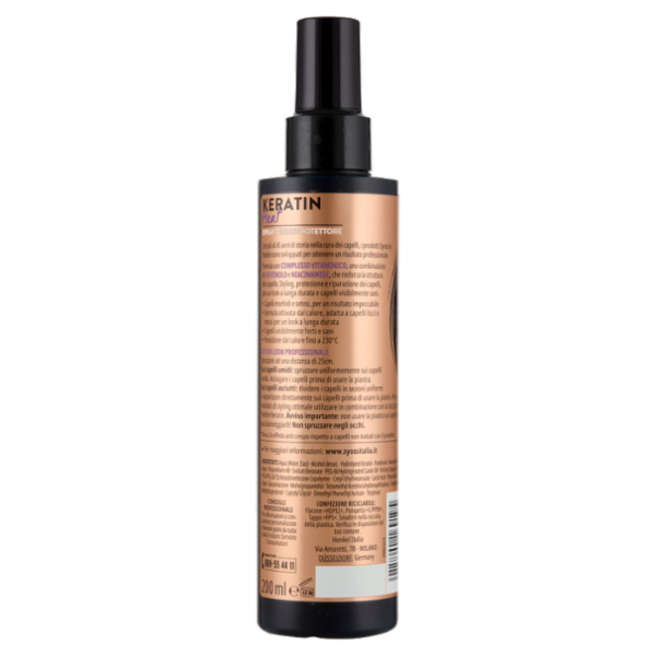 Syoss By Palette Keratin Heat Spray Termoprotettore 200 ml
