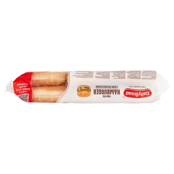 DailyBread Pane per Hamburger Panini con Semi di Sesamo 6 x 50 g