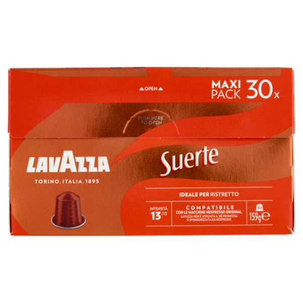 Lavazza Suerte Compatibile con Nespresso Original 30 Capsule 159 g