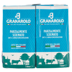 Granarolo Parzialmente Scremato UHT a Lunga Conservazione 4 x 1 Litro