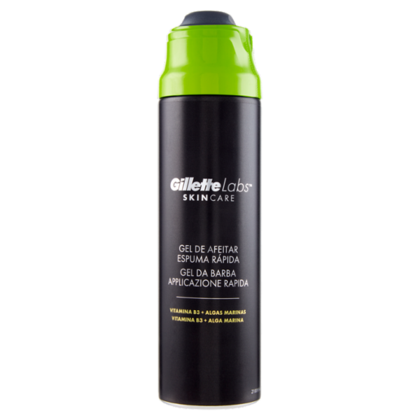 Gillette Labs Gel da Barba Applicazione Rapida, 198ml
