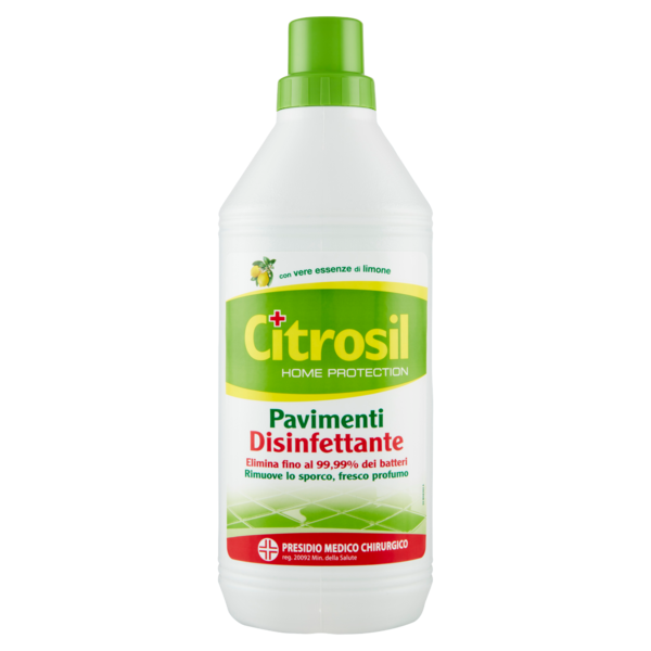 Citrosil Home Protection - Pavimenti Disinfettante con vere essenze di limone, 900 ml