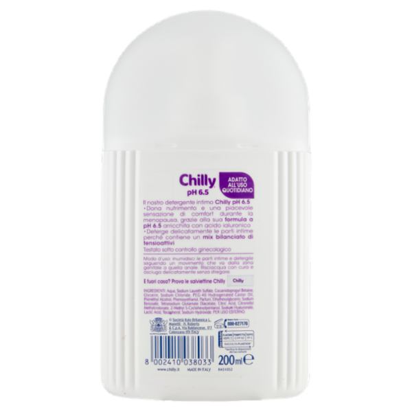 Chilly pH 6.5 Detergente Intimo 200 ml