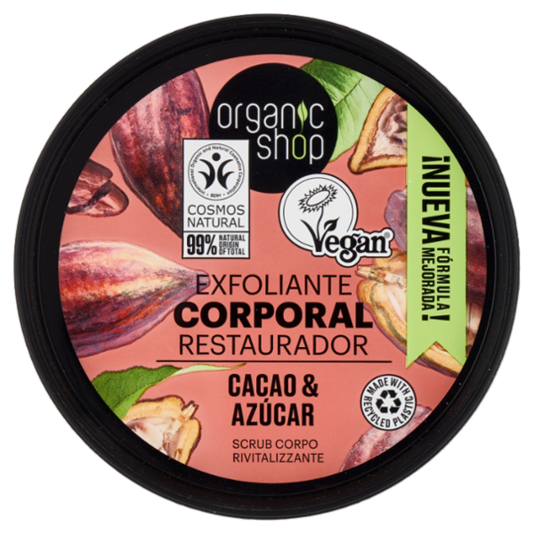 organic shop Scrub Corpo Rivitalizzante Cacao & Azùcar 250 ml