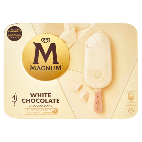 Magnum White Chocolate 4 x 79 g