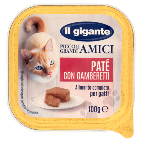 IL GIGANTE Piccoli Grandi Amici Paté con Gamberetti 100 g