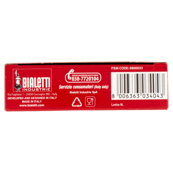 Bialetti 3 Guarnizioni & Piastrina 3-4 tazze