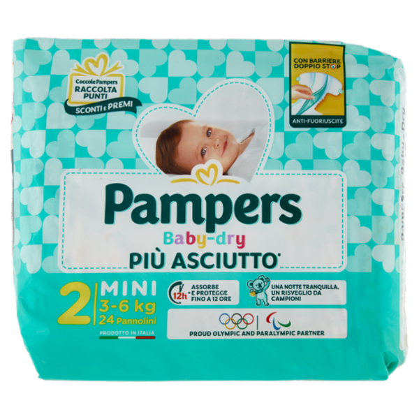 Pampers Baby-dry Mini 24 pz