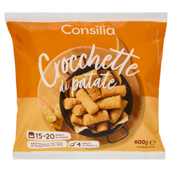 Consilia Crocchette di Patate Surgelate 600 g
