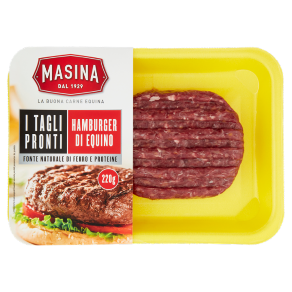 Masina I Tagli Pronti Hamburger di Equino 220 g