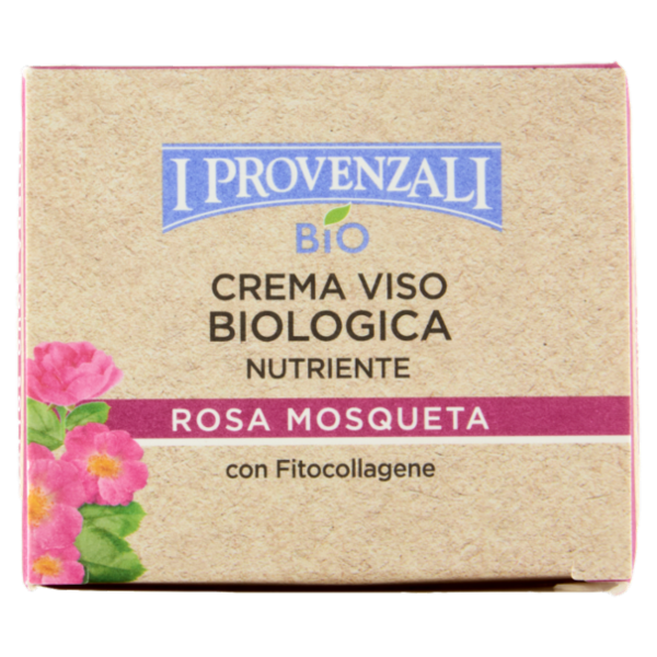 I Provenzali Bio Crema Viso Biologica Rosa Mosqueta 50 mL