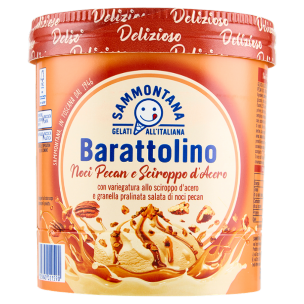 Sammontana Barattolino Delizioso Noci Pecan e Sciroppo d'Acero 500 g