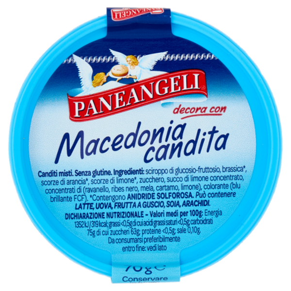 PANEANGELI decora con Macedonia candita 70 g