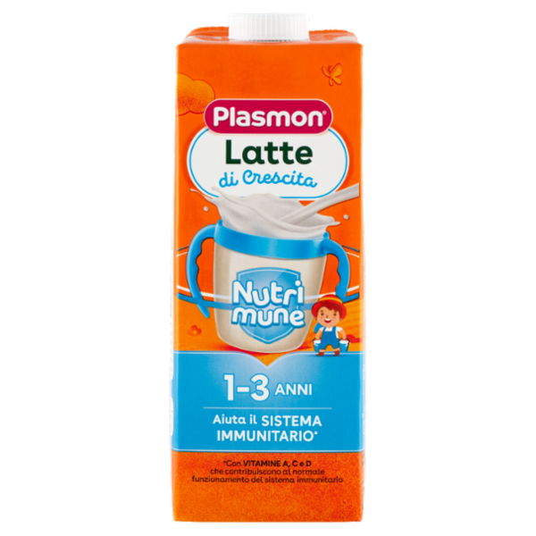 Plasmon Latte di Crescita Nutri mune 1-3 Anni 1 L