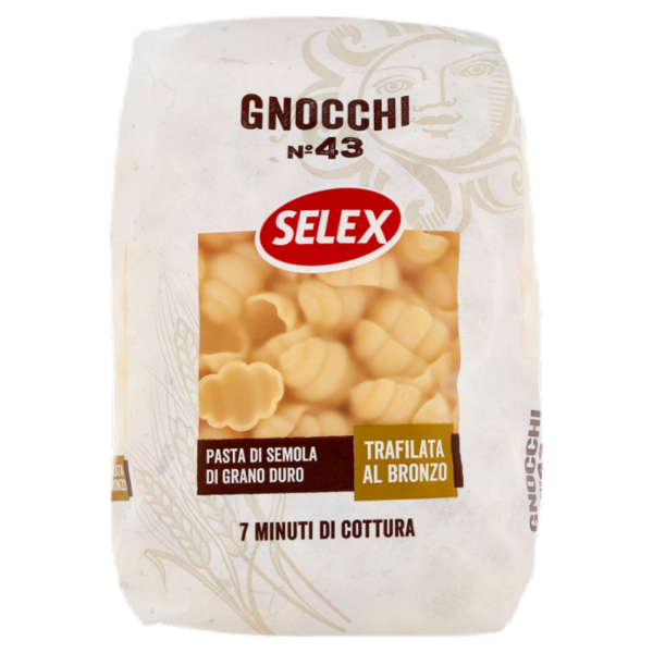 Selex Pasta di Semola Trafilata al Bronzo Gnocchi 500 g
