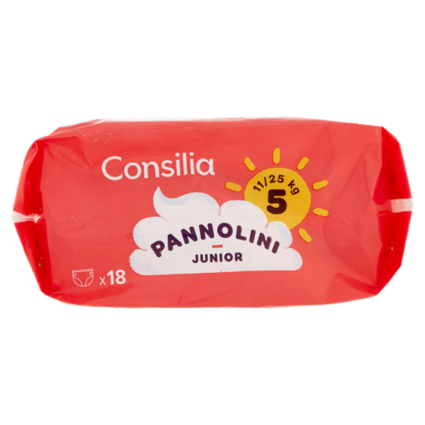 Consilia Pannolini per Bambini Junior 11-25 kg 5 18 pezzi