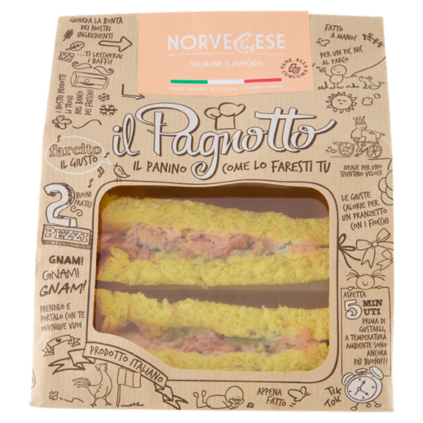Parma Is il Pagnotto Norvegese Salmone e Avocado 2 Pezzi 160 g