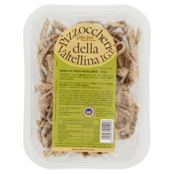 Valtonline Pizzoccheria della Valtellina I.G.P. 250 g